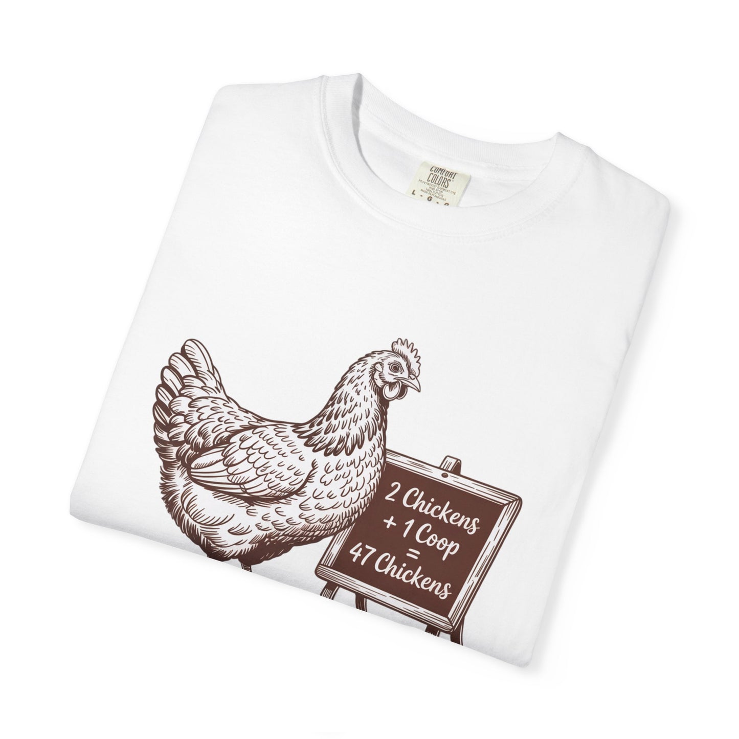 Chicken Math Tee — 'Chicken Math Is Real Math' Homesteader Shirt